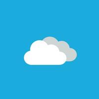 White cloud in the sky vector