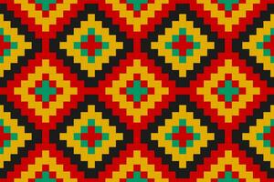 Geometric ethnic seamless pattern traditional. American, Mexican style. Aztec tribal ornament print. vector