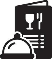 solid icon for menu vector