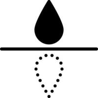 solid icon for reflected vector