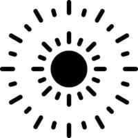 solid icon for ray vector