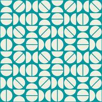 Essential geometric printable seamless pattern with abstract Minimal elegant line form stroke shapes in vibrant colors. Modern simple background in minimalist mid century style vector wall art