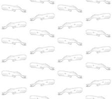 Vector seamless pattern of sperm whale cachalot