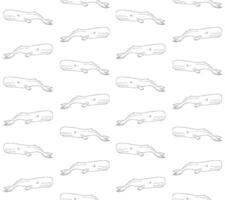 Vector seamless pattern of sperm whale cachalot