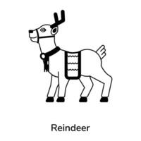 Trendy Reindeer Concepts vector