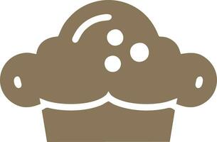 Logo cake icon food vector