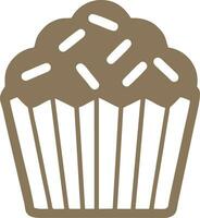 Logo cake icon food vector