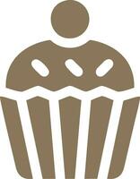 Logo cake icon food vector