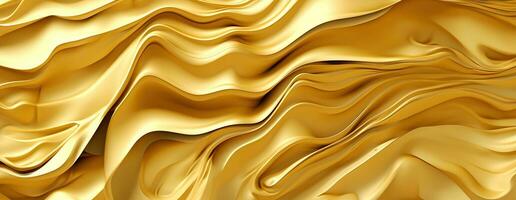 AI generated Gold background or texture and gradients shadow. AI Generative. photo