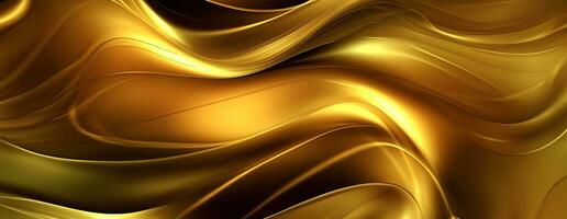 AI generated Gold background or texture and gradients shadow. AI Generative. photo