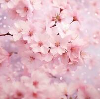 AI generated spring blossoms cherry blossom photo