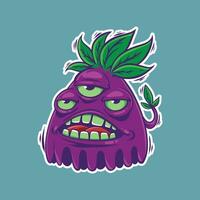 cartoon monster vector illustration for graphic resources