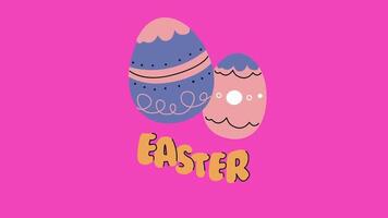 2D easter decorations video