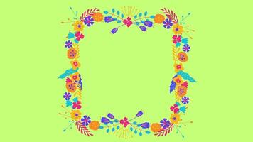 2d floral Cadre video