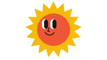 2d animated sun video