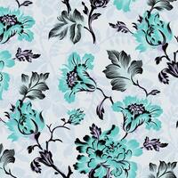 Blossom Elegance Seamless Floral Symphony. vector