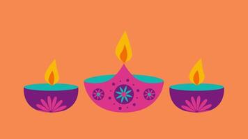 2d diwali decoração video