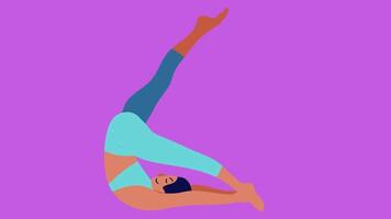 2d yoga pose video