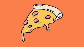 2d animerad pizza video