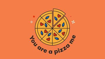 2d animated pizza video