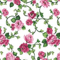 Floral Fantasy Weaves Textile Harmony. vector