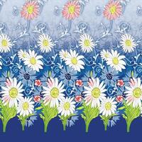 Floral Fantasy Weaves Textile Harmony. vector