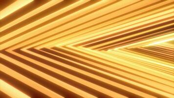 Abstract energy glowing yellow lines triangles background video