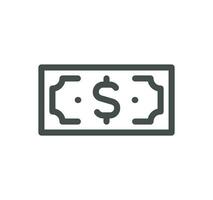 Banking and finance related icon outline and linear vector. vector