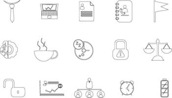 ilustración del icono de negocios vector