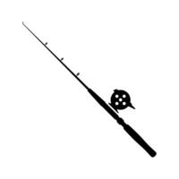 Fishing rod icon vector. Fishing illustration sign. Fish symbol or logo. vector