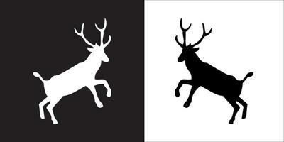 Illustration vector graphics of deer icon