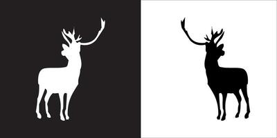 Illustration vector graphics of deer icon