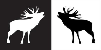 Illustration vector graphics of deer icon