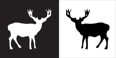 Illustration vector graphics of deer icon