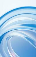 Abstract curve glass geometry background, 3d rendering. photo