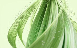 Flowing curves lines background, 3d rendering. photo