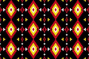 Geometric seamless ethnic pattern. Geometric ethnic pattern can be used in fabric design for clothes, decorative paper, wrapping, textile, embroidery, illustration, vector, carpet vector