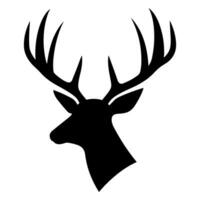 Deer Antler silhouette vector free