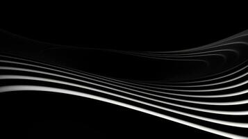 AI generated Abstract minimalistic background with wavy lines photo