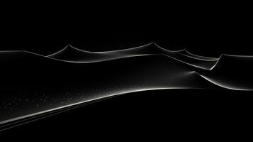 AI generated Abstract minimalistic background with wavy lines photo