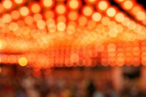 yellow and red lantern , Chinese lanterns during new year festival ,Chinese New Year 2024 photo