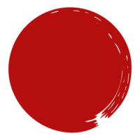 zen círculo ícone símbolo em a vermelho cor. zen ilustração para logotipo, arte quadro, arte ilustração, local na rede Internet ou gráfico Projeto elemento. formato png