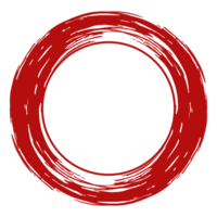 zen cerchio icona simbolo su il rosso colore. zen illustrazione per logo, arte telaio, arte illustrazione, sito web o grafico design elemento. formato png