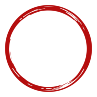 Zen Circle Icon Symbol on the Red Color. Zen Illustration for Logo, Art Frame, Art Illustration, Website or Graphic Design Element. Format PNG