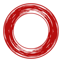 zen cirkel ikon symbol på de röd Färg. zen illustration för logotyp, konst ram, konst illustration, hemsida eller grafisk design element. formatera png