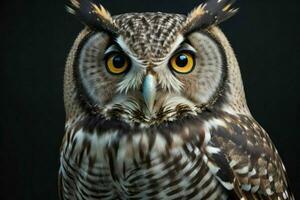 AI generated Owl. Pro Photo