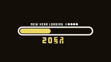 Loading 2023 to 2024 progress bar Alpha channel Animation. Happy new year 2024 welcome. Year changing from 2023 to 2024. end of 2023 and starting of 2024. Almost reaching New Year Wishes 2024. video