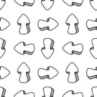 seamless pattern hand drawn arrow vector