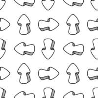 seamless pattern hand drawn arrow vector