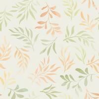 Floral seamless pattern. Branch with leaves gentle autumn texture. Flourish nature summer garden textured leaves background vector